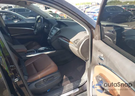 2017 Acura Mdx Technology Package z USA, uszkodzony, nr VIN 5FRYD3H54HB006341